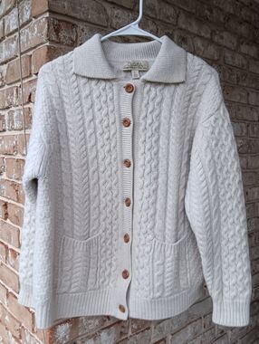 Vintage Cabela's Fisherman Wool Cardigan